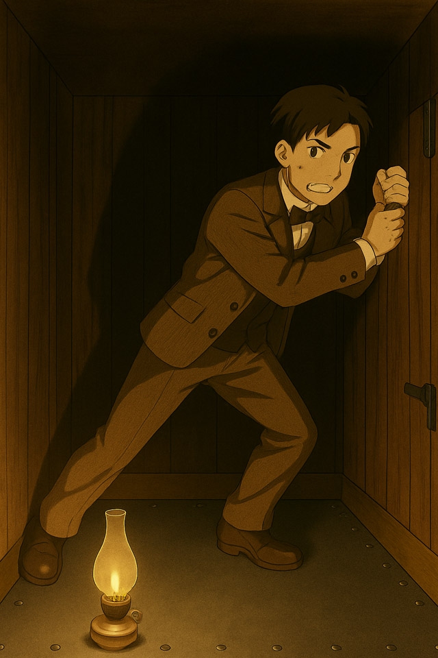 閉じ込められる