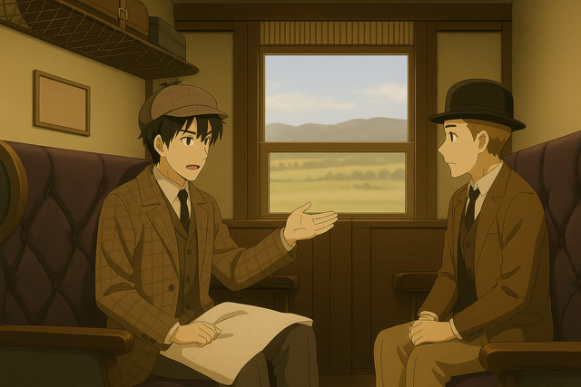 列車の中