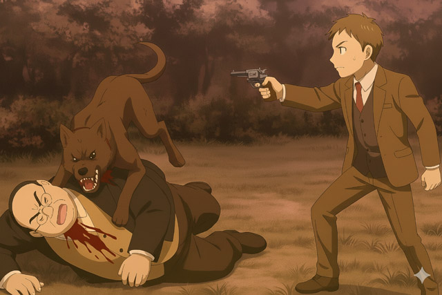 犬が襲う