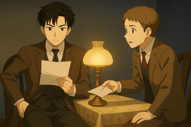 手紙を読む